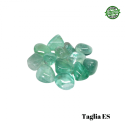 Fluorite Verde Pietra Burattata Extra Small (± 10/18mm - ± 4/8gr.) - Qualità AA