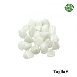 Quarzo Bianco Latteo Pietra Burattata Small (± 20/30mm - ± 10/18gr.) - Qualità A