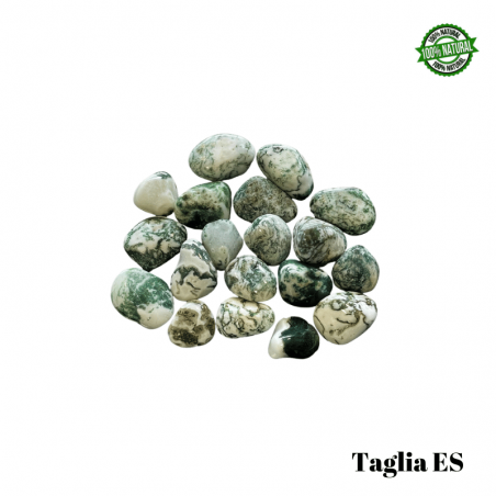Agata Albero Pietra Burattata Extra Small (± 10/18mm - ± 4/8gr.) - Qualità AB