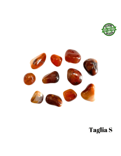 Agata Rossa Pietra Burattata Small (± 20/30mm - ± 10/18gr.) - Qualità A