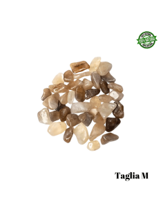 Citrino Naturale Pietra Burattata Medium (± 25/35mm - ± 19/29gr.) - Qualità A