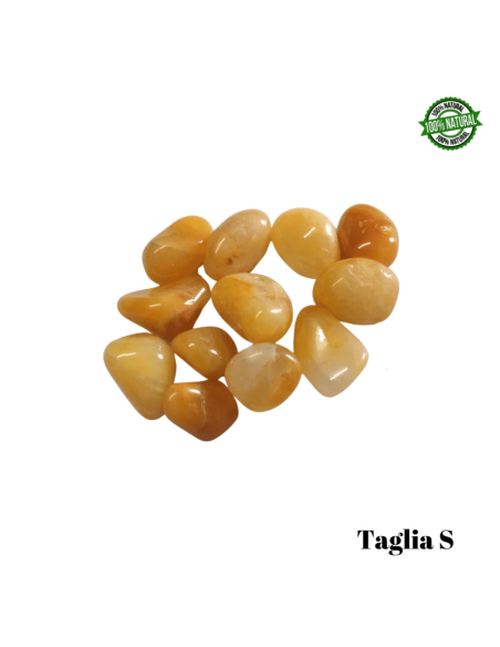 Avventurina Gialla Pietra Burattata Small (± 20/30mm - ± 10/18gr.) - Qualità A