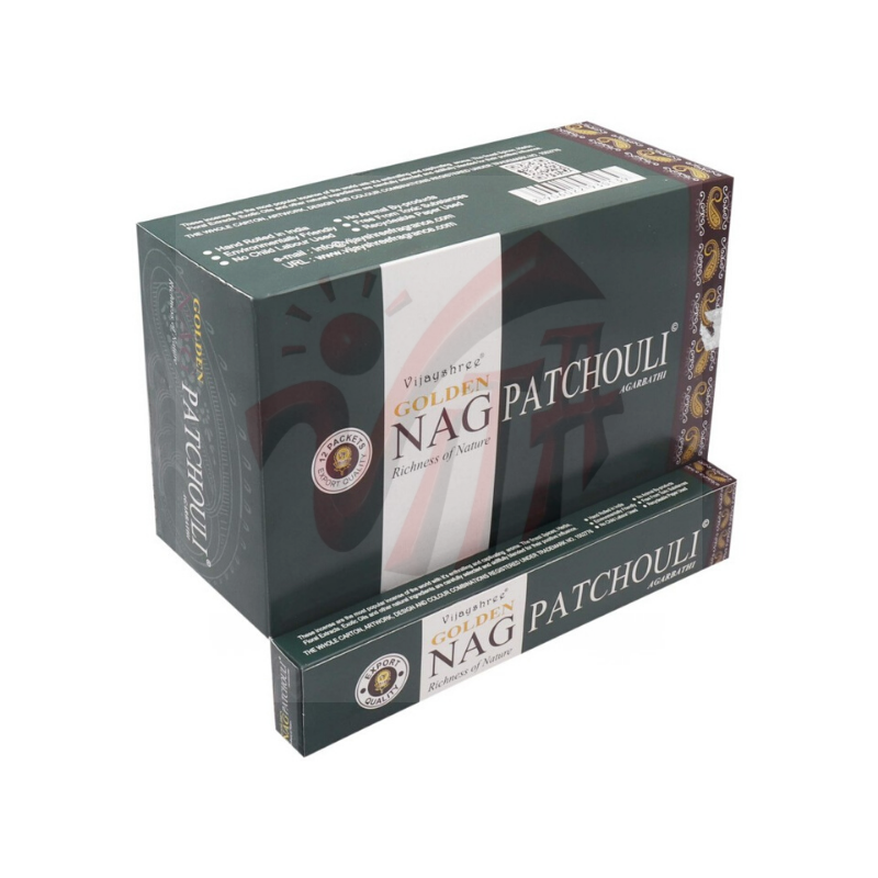 Golden Nag Patchouli Bastoncini Incenso Vijayshree Patchouli