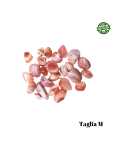 Agata Albicocca Pietra Burattata Medium (± 25/35mm - ± 19/29gr.) - Qualità A