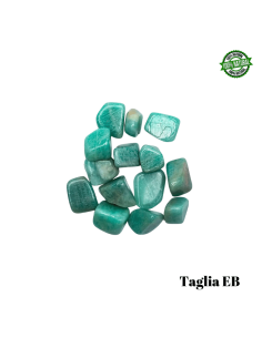 Amazzonite Pietra Burattata Extra Big (± 40/60mm - ± 61/90gr.) - Qualità A