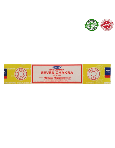7 Chakra Bastoncini incenso Satya Nag Champa Seven Chakra