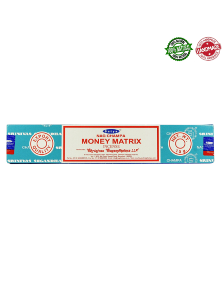 Money Matrix – Incenso Satya Nag Champa Masala Bastoncini Portafortuna