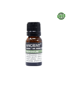 Geranio 100% Olio Essenziale Geranium Bio Organico - 10ml