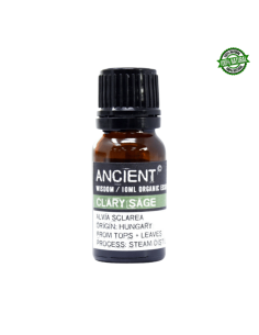 Salvia Sclarea 100% Olio Essenziale Clary Sage Bio Organico - 10ml