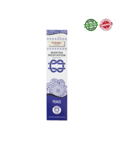 Pace Mantra Meditatione Bastoncini incenso Goloka Yoga Peace Masala