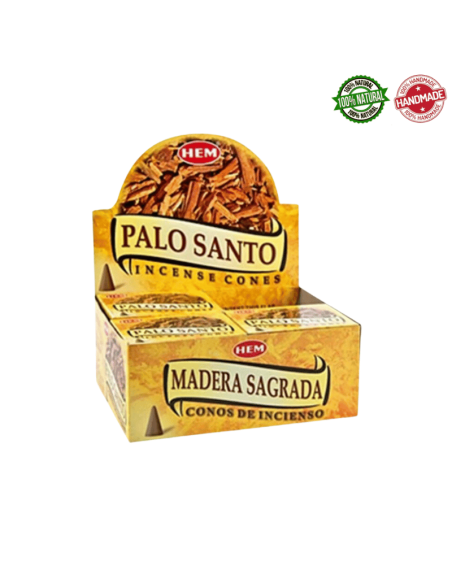 Incenso Palo Santo 10 Coni Hem – Aroma Mistico e Purificante