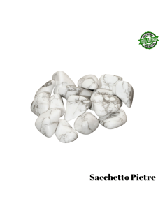 Magnesite Sacchetto Pietre Burattate (8 Pietre - 50gr.) - Qualità A