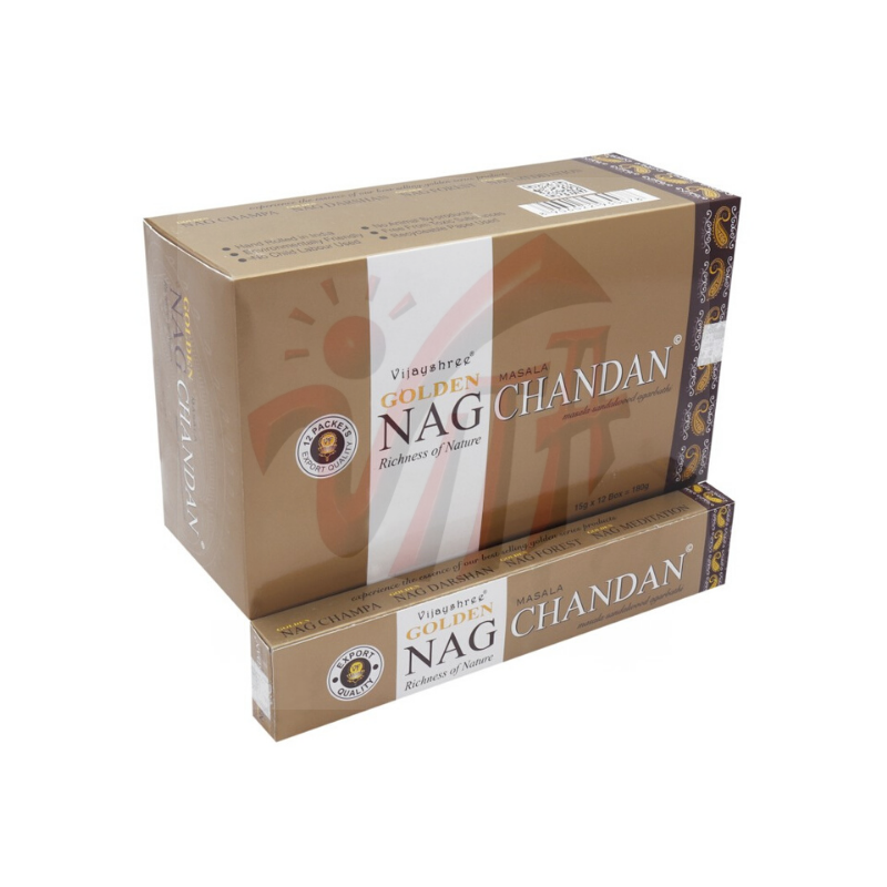 Golden Nag Chandan Incenso Masala Vijayshree – Premium Stick