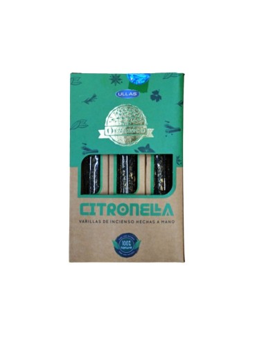 Citronella Bastoni Incenso Smudge Citronella Organico 100% Naturale - Ullas