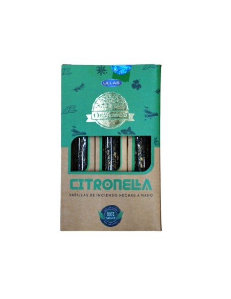 Citronella Bastoni Incenso Smudge Citronella Organico 100% Naturale - Ullas
