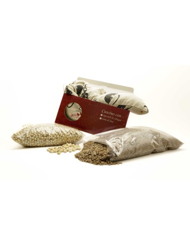 Fascia con noccioli di ciliegia - (58 x 13 x 5,5cm) - (900 - 970gr.) - Gatti