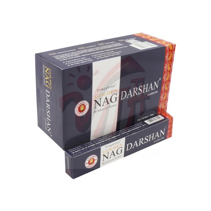 Golden Nag Darshan Bastoncini Incenso Vijayshree Masala
