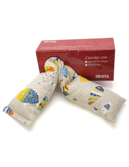 Fascia con noccioli di ciliegia - (58 x 13 x 5,5cm) - (900 - 970gr.) - Pesciolini