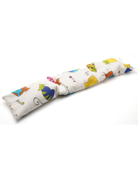 Fascia con noccioli di ciliegia - (58 x 13 x 5,5cm) - (900 - 970gr.) - Gatti Cartoon