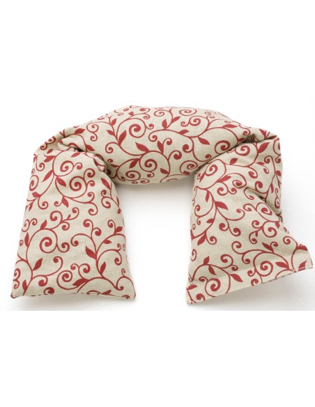 Fascia con Semi di Lino - (58 x 13 x 4cm) - (900 - 970gr.) - Arabesque Rosso
