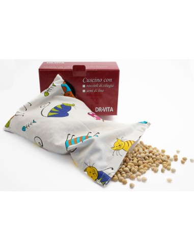 Cuscino con noccioli di ciliegia - (32 x 19 x 5cm) - (570 - 710gr.) - Gatti Cartoon