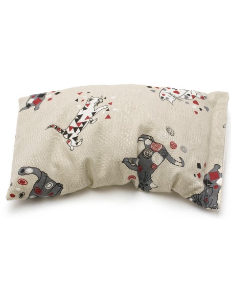 Cuscino con noccioli di ciliegia - (32 x 19 x 5cm) - (570 - 710gr.) - Gatto Pitagora