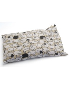 Cuscino con semi di lino - (32 x 19cm) - (650 - 780gr.) - Pecorelle