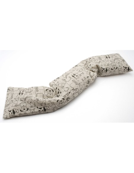 Fascia con Semi di Lino - (58 x 13 x 4cm) - (900 - 970gr.) - Cagnolini