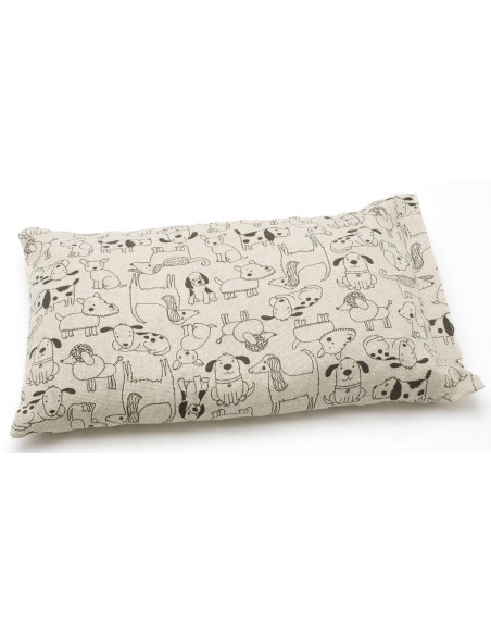 Cuscino con semi di lino - (32 x 19cm) - (650 - 780gr.) - Cagnolini