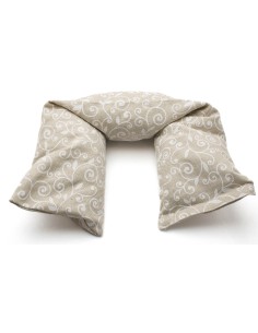 Fascia con Semi di Lino - (58 x 13 x 4cm) - (900 - 970gr.) - Arabesque Bianco