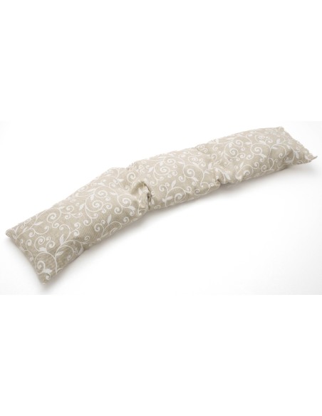 Fascia con Semi di Lino - (58 x 13 x 4cm) - (900 - 970gr.) - Arabesque Bianco