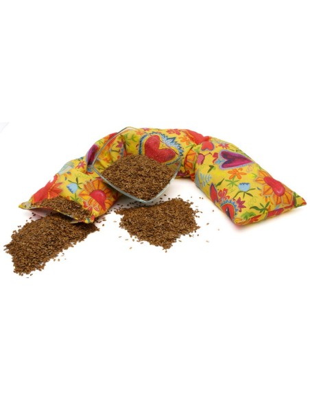 Fascia con Semi di Lino - (58 x 13 x 4cm) - (900 - 970gr.) - Amare