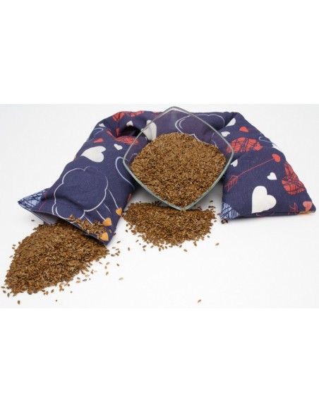Fascia con Semi di Lino - (58 x 13 x 4cm) - (900 - 970gr.) - Mexiyel