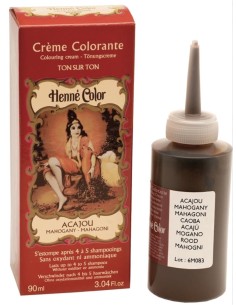 Mogano - Crema Hennè per Capelli colore Mogano - Acajou - 90 ml