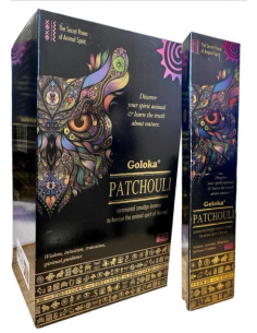 Incenso Goloka Patchouli Naturale per Relax e Meditazione