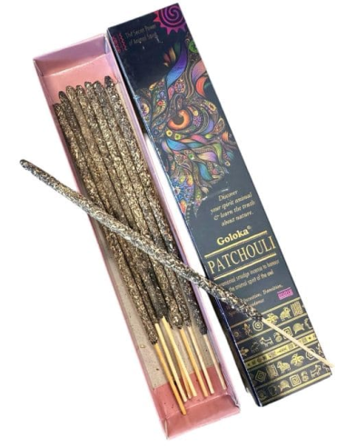 Incenso Goloka Patchouli Naturale per Relax e Meditazione