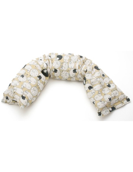 Fascia con Semi di Lino - (58 x 13 x 4cm) - (900 - 970gr.) - Pecorelle
