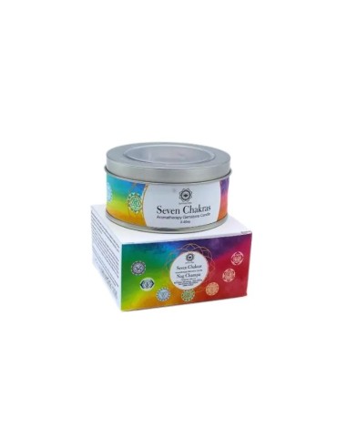 Candela 7 Chakra Nag Champa - Green Tree 70g | Relax e Armonia