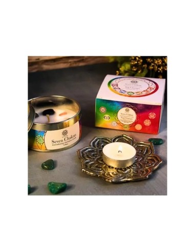 Candela 7 Chakra Nag Champa - Green Tree 70g | Relax e Armonia