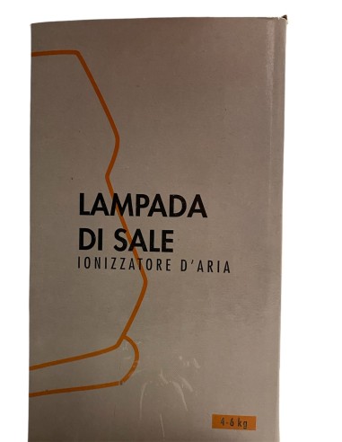 Lampada di Sale Bianco Himalayano Purificatrice d'Aria