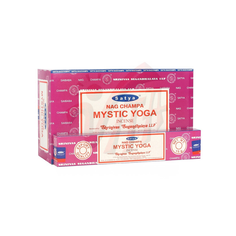 Mystic Yoga – Incenso Nag Champa Masala Bastoncini per Meditazione
