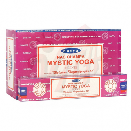 Mystic Yoga – Incenso Nag Champa Masala Bastoncini per Meditazione