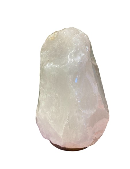 Lampada di Sale Bianco Himalayano Purificatrice d'Aria