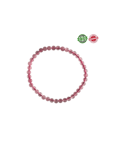Braccialetto Quarzo Rosa Naturale 4mm – Amore & Armonia