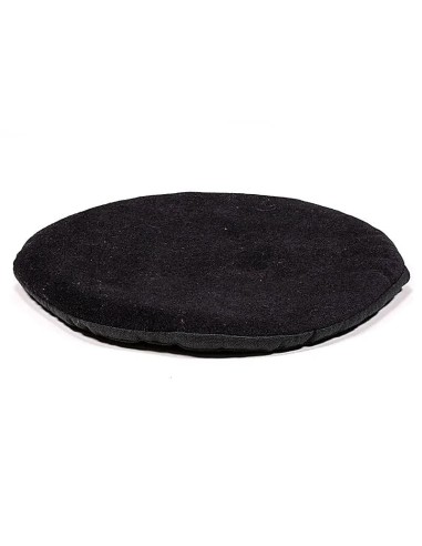 Tappetino Supporto per Campane Tibetane Nero 15x1 cm