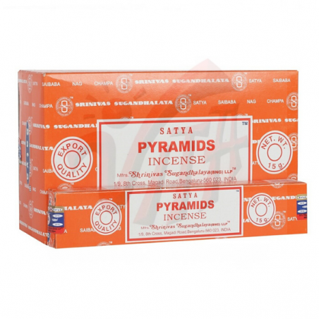 Satya Earth Pyramids Masala - Aromi Terrosi per Radicamento e Armonia