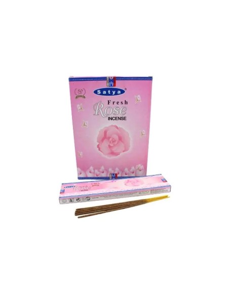 Rosa Fresca Incenso Satya – 20 g