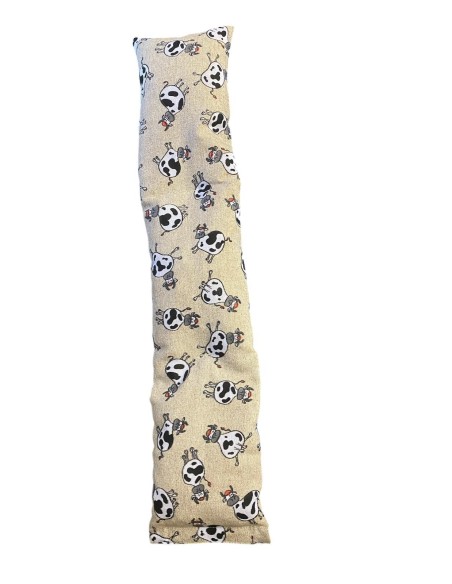 Cuscino Cervicale con Semi di Lino con Mucche