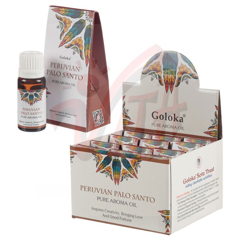Olio Aromatico Palo Santo Peruviano Goloka - Relax e Purificazione