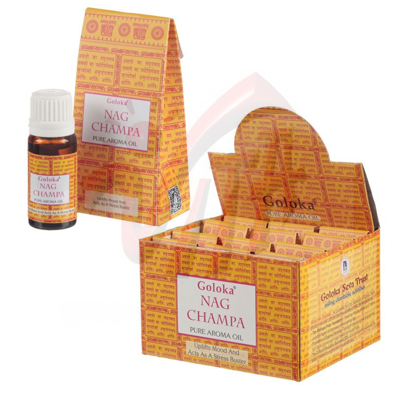 Nagchampa Olio Aromatico Goloka Nag Champa - 10ml